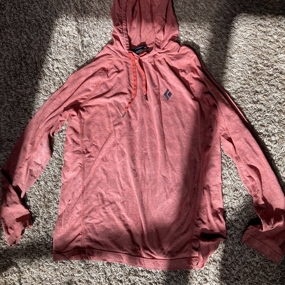 Black Diamond Men's Red Hoodie Sweater